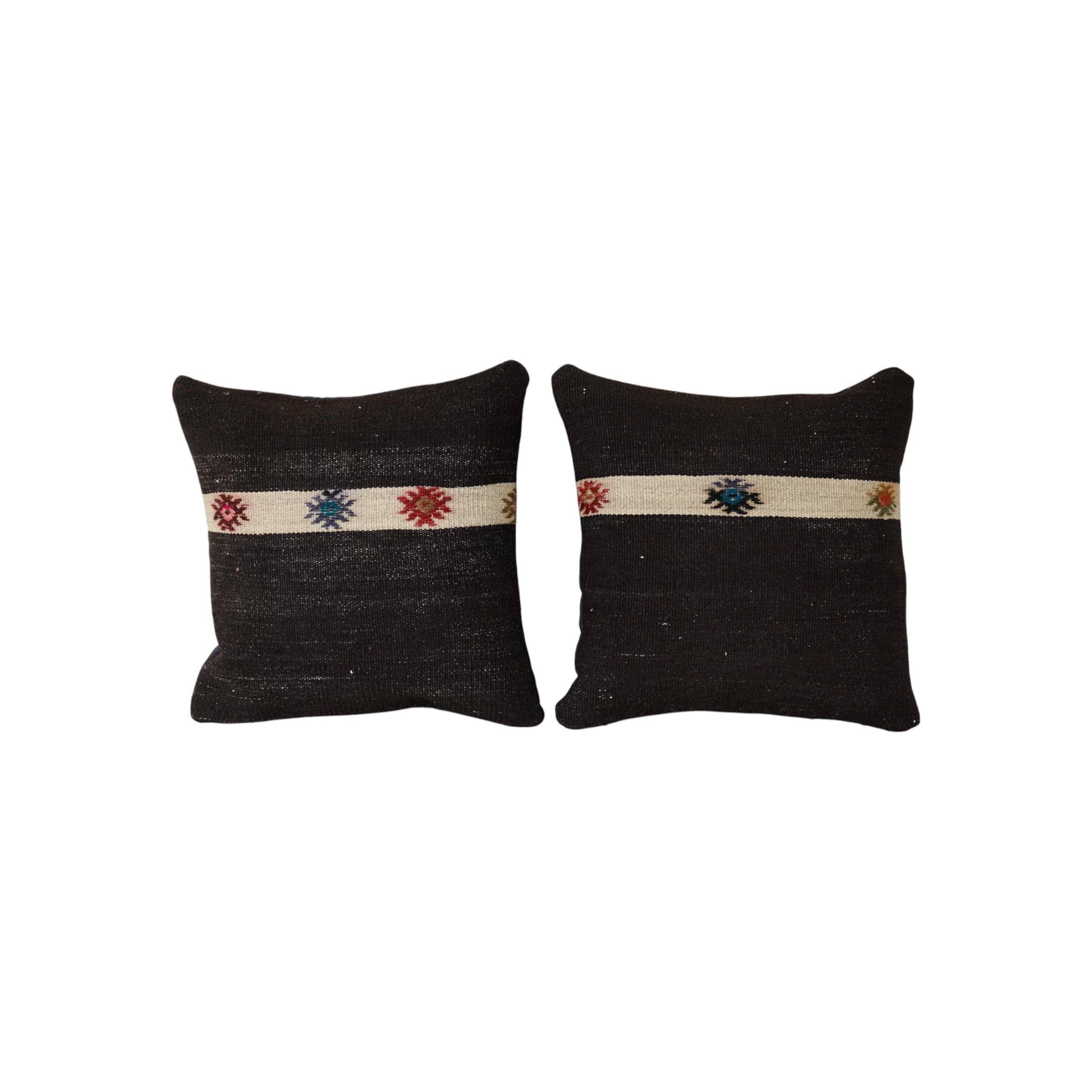 Kilim Pillow Cover Set of 2 | 16'' x 16''