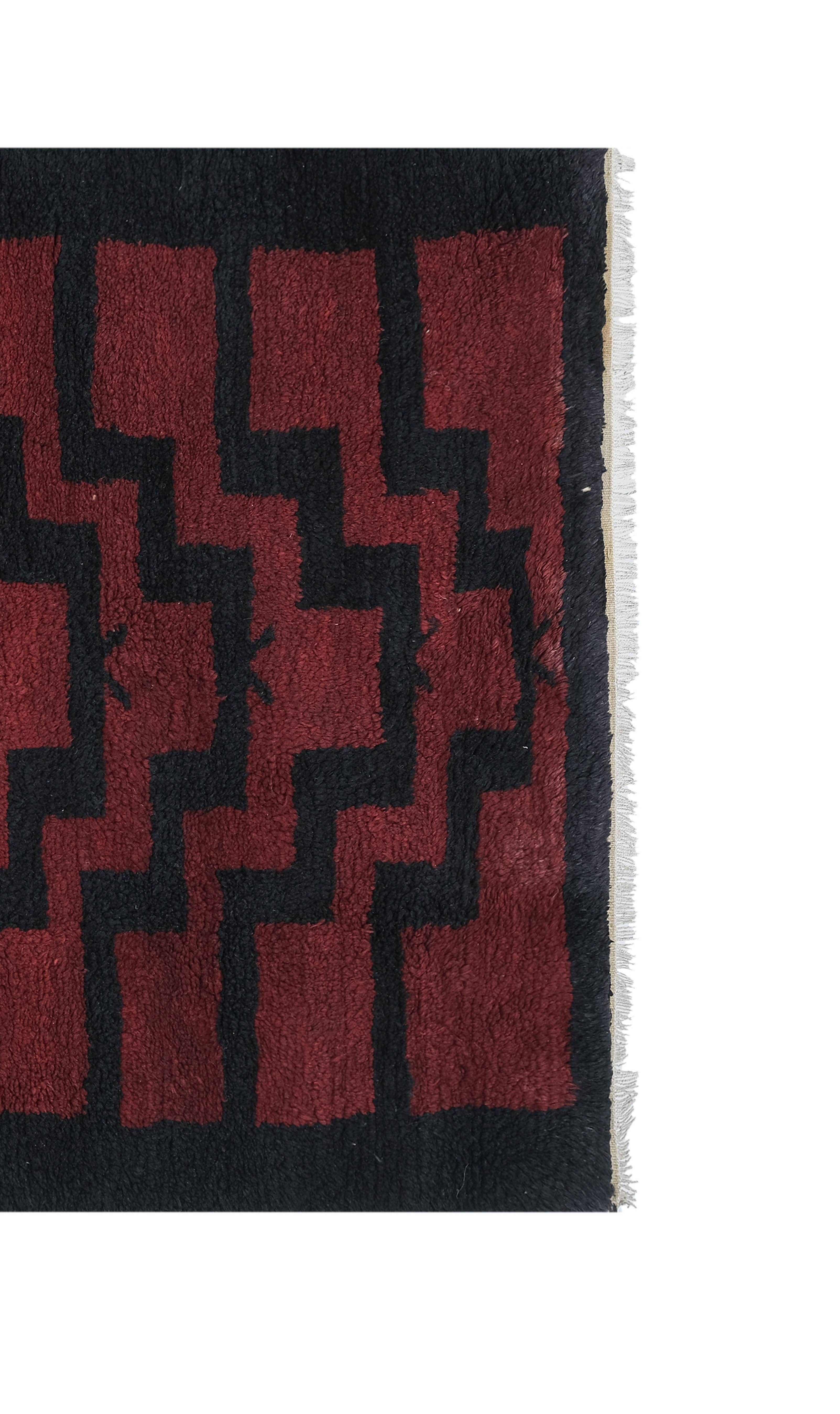 Vintage Turkish Tulu Rug 3'9'' x 6'2''