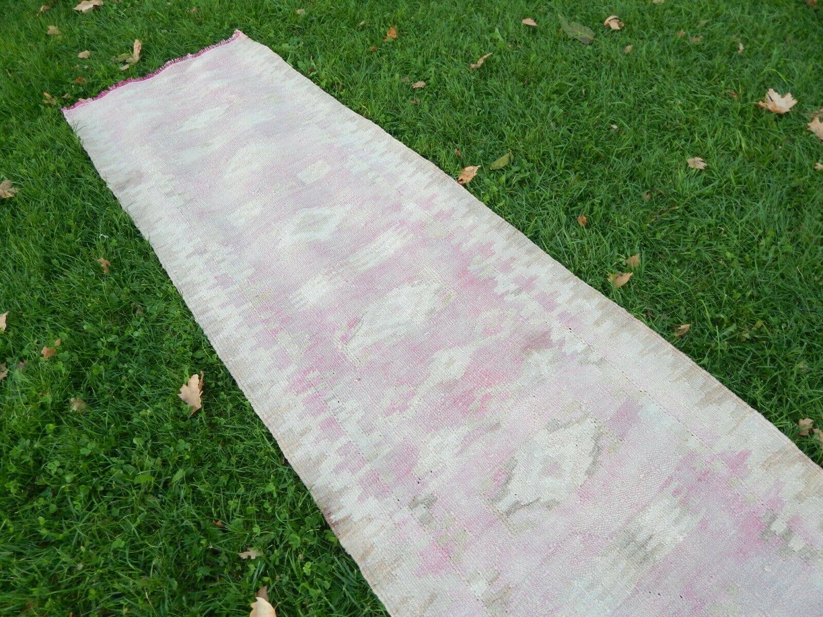 Vintage Herki Kilim Runner 2'6'' x 10'4''