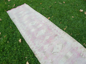 Vintage Herki Kilim Runner 2'6'' x 10'4''