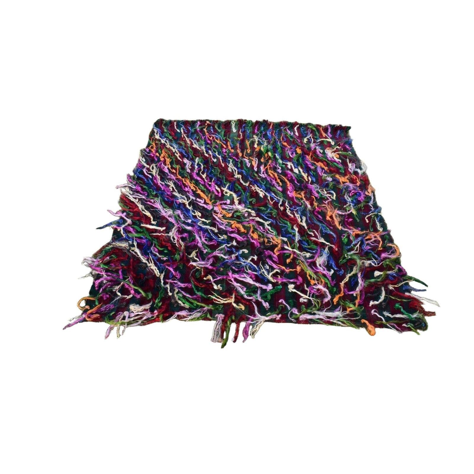 Vintage Turkish Tulu Rug 4'7'' x 5'5''