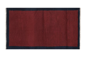 Vintage Turkish Shaggy Rug 3'5'' x 5'7''