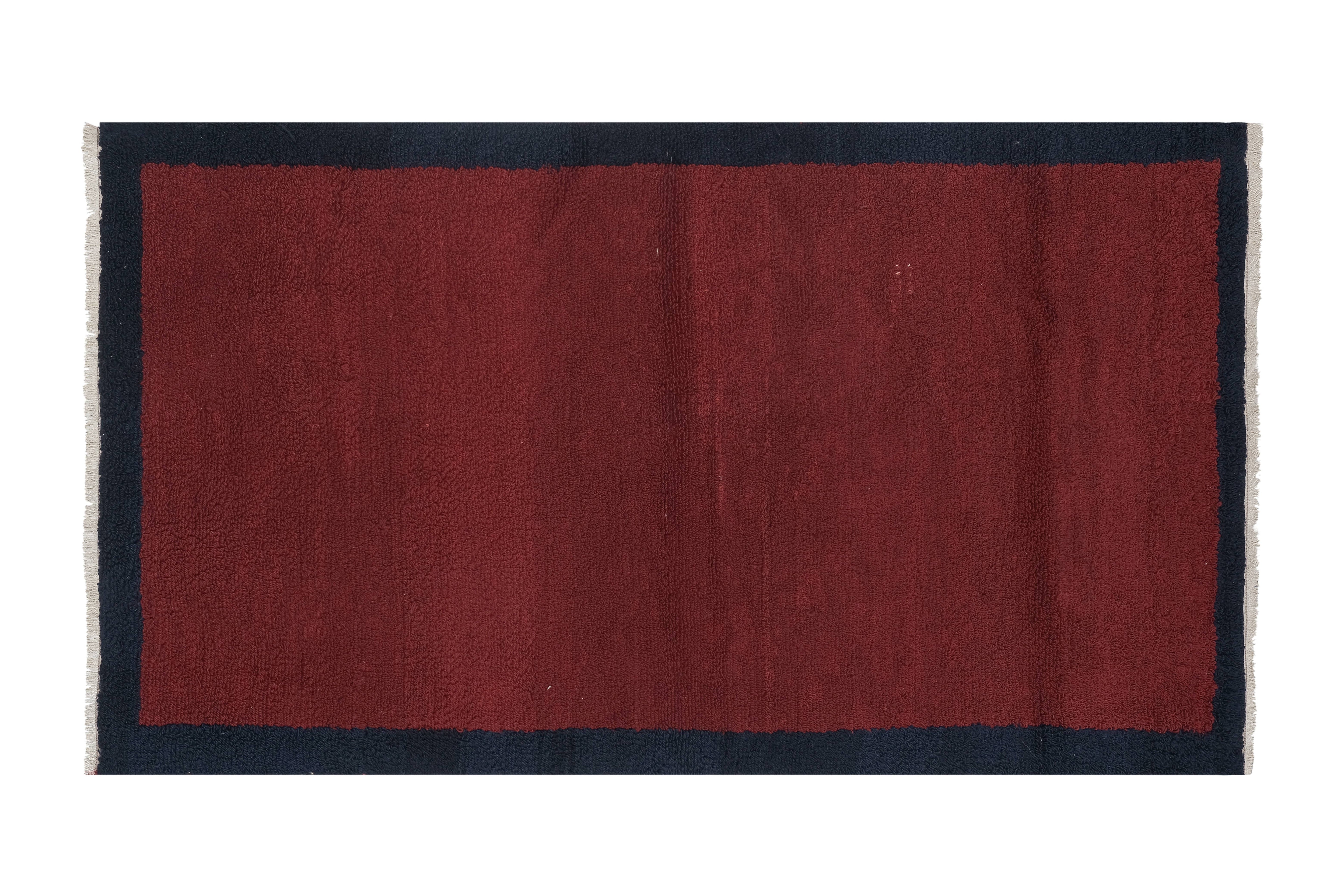Vintage Turkish Shaggy Rug 3'5'' x 5'7''