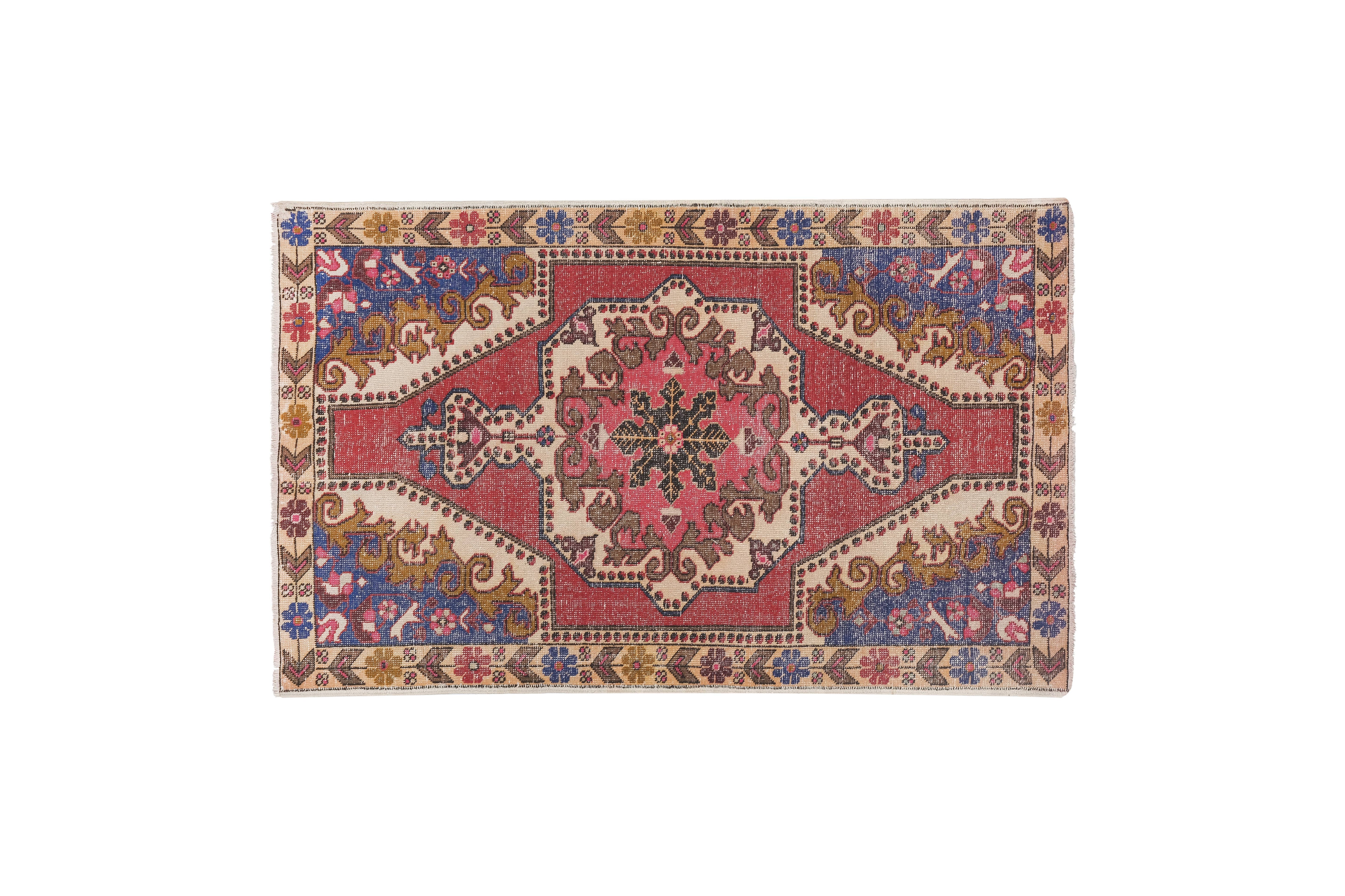Vintage Turkish Rug 4'8'' x 7'1''