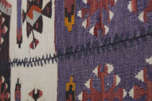 Vintage Turkish Anatolian Kilim Rug 4'11'' x 11'11''