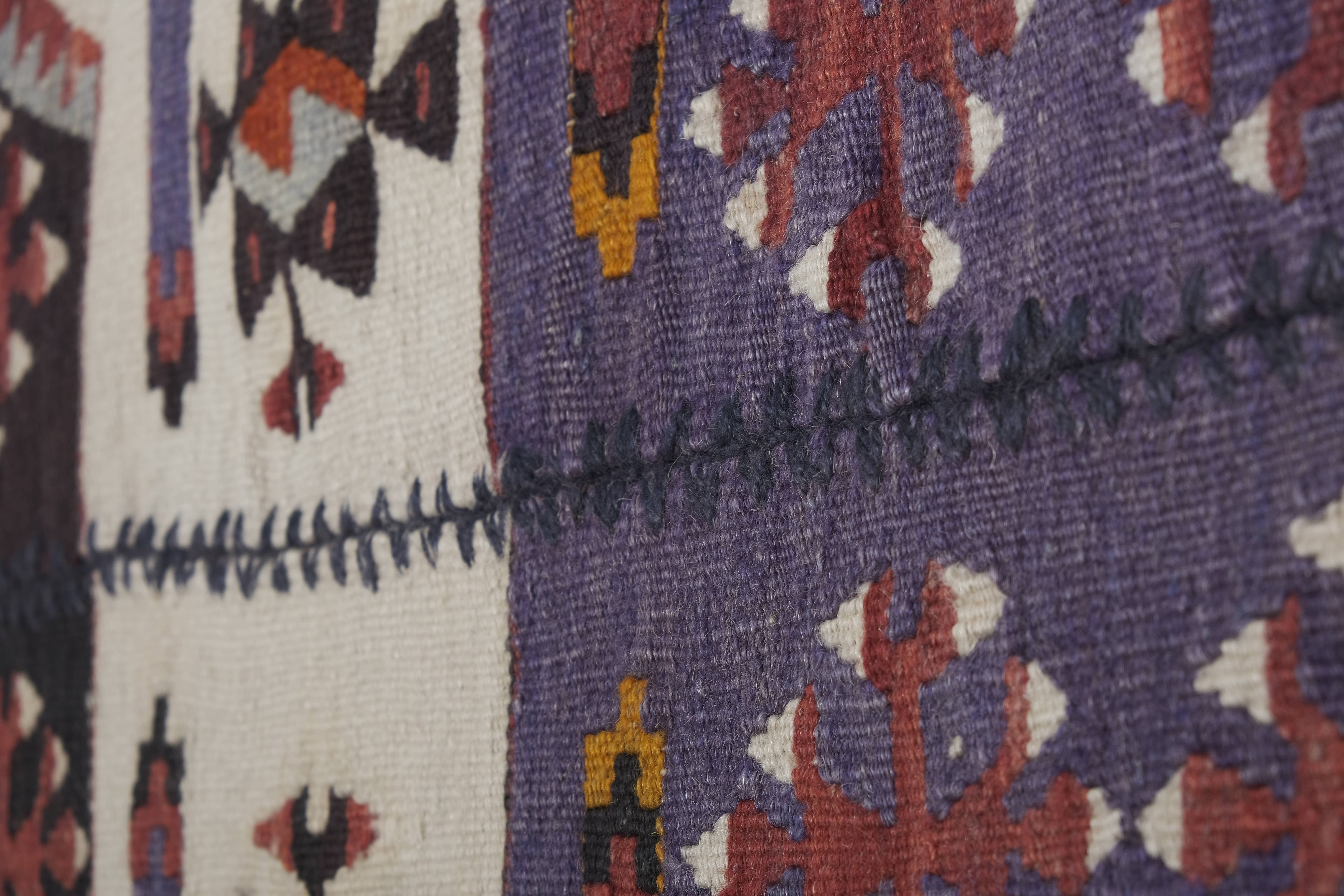 Vintage Turkish Anatolian Kilim Rug 4'11'' x 11'11''