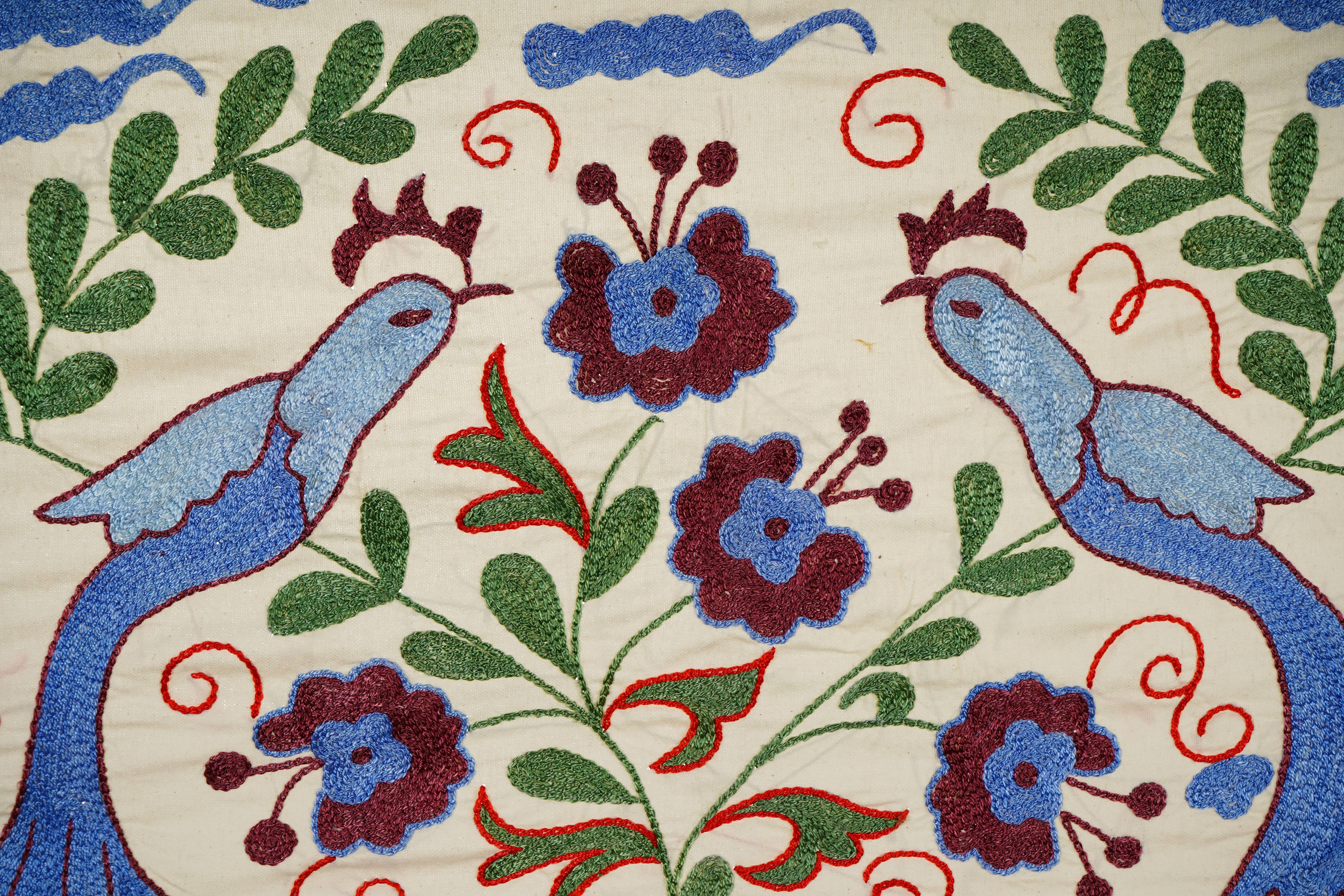 Suzani Wall Hanging & Tablecloth | 17'' x 37''