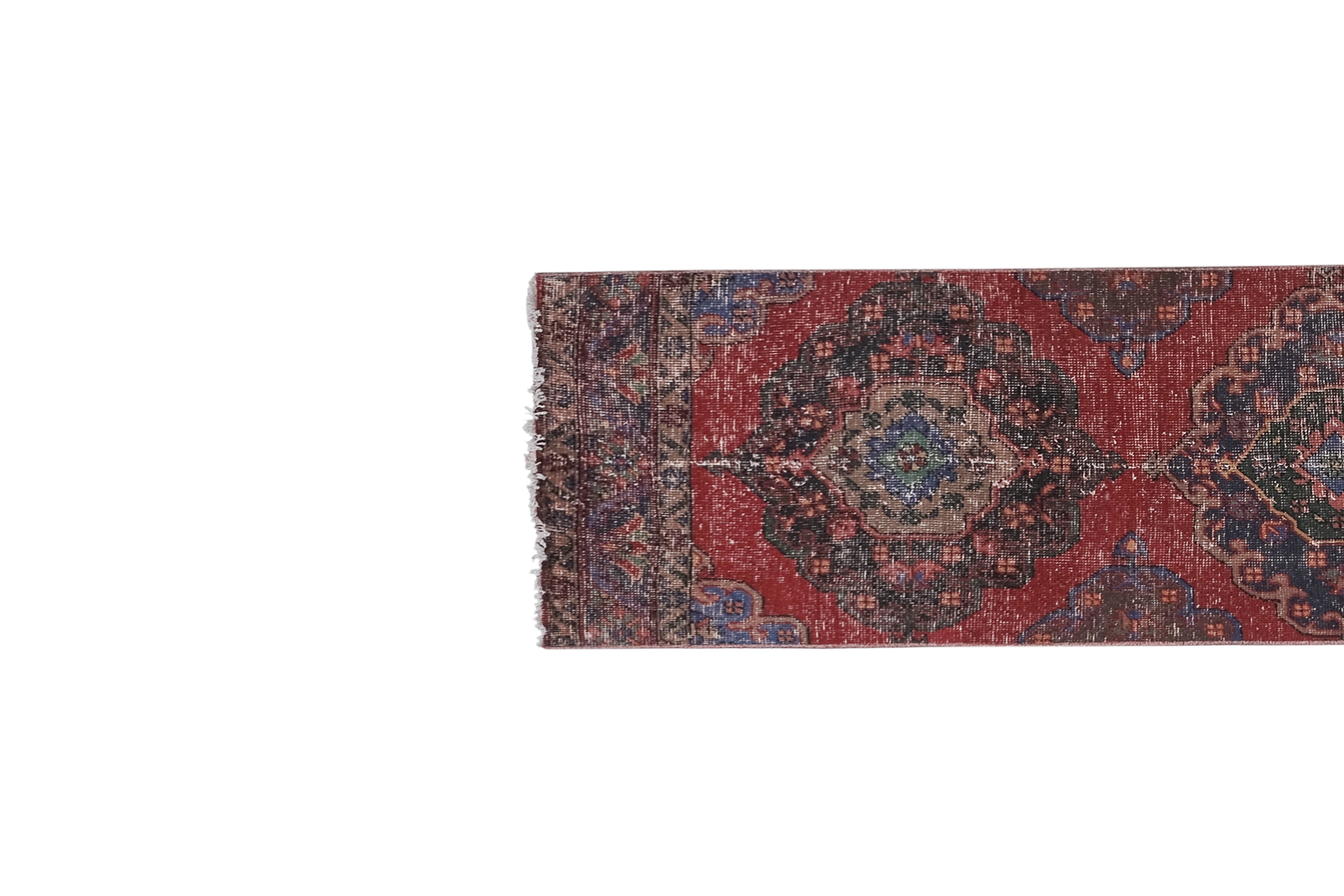 Vintage Turkish Runner Rug 2'1'' x 12'4''