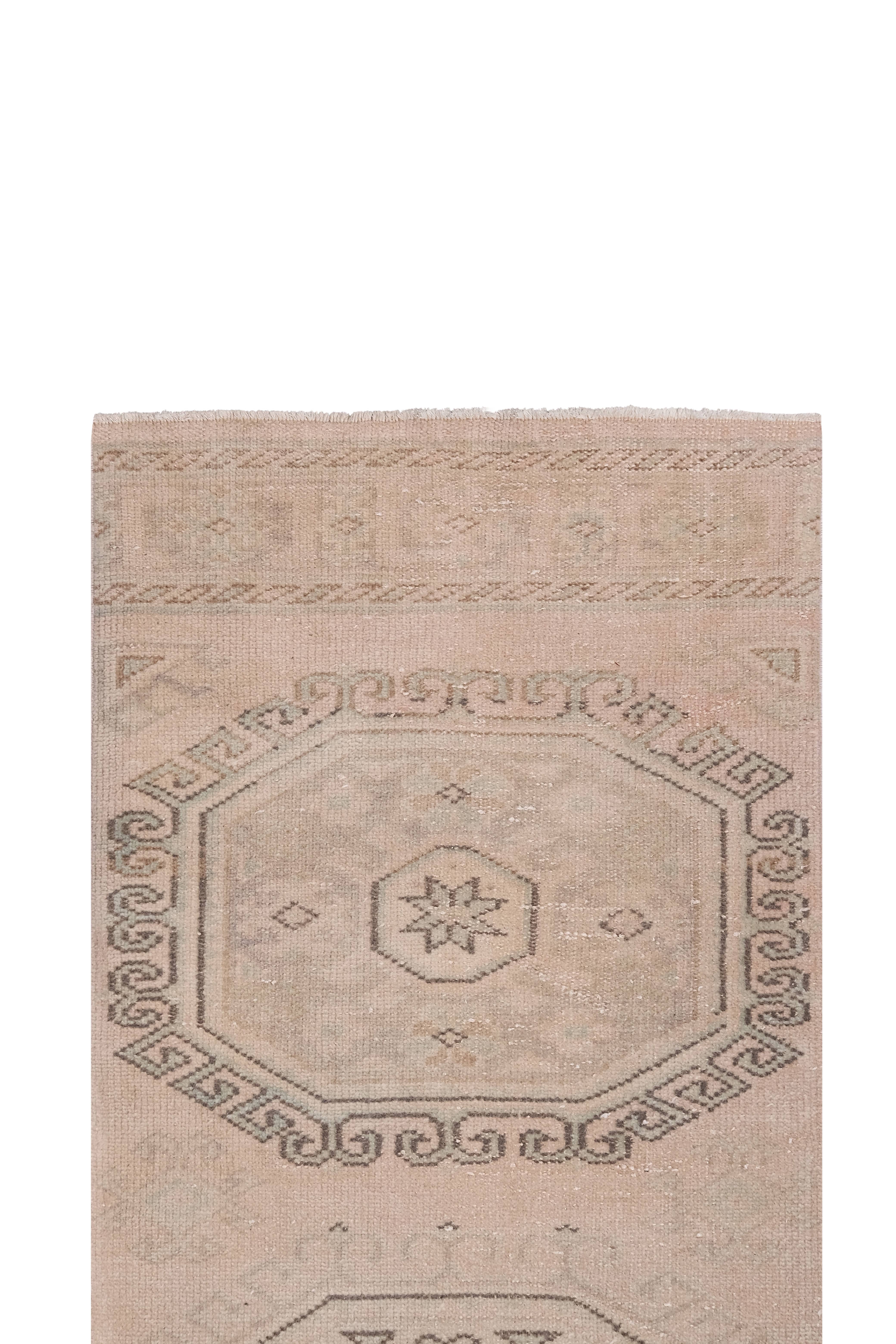 Vintage Oushak Runner 2'9'' x 18'11''