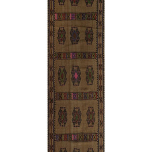 Vintage Turkish Aubusson Kilim Runner 1'9'' x 21'4''