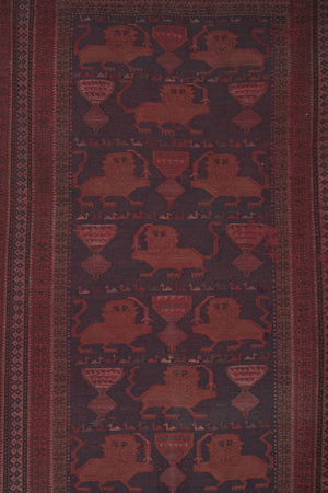 Vintage Turkish Soumac Rug 3'10'' x 6'2''