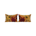 Silk Ikat Velvet Pillow Cover Set of 2 | 16'' x 24''