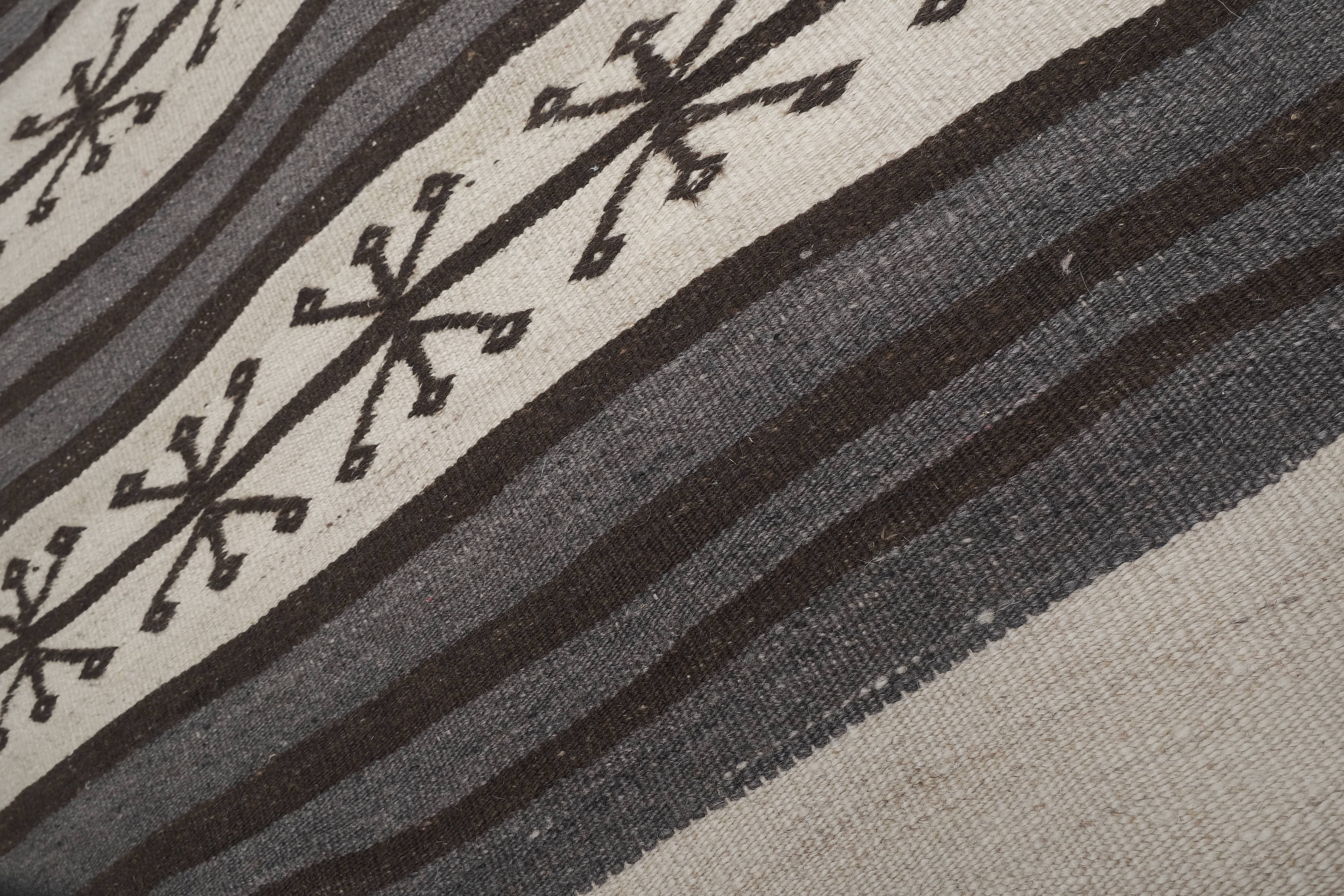 Vintage Turkish Kilim Runner 2'11'' x 9'1''