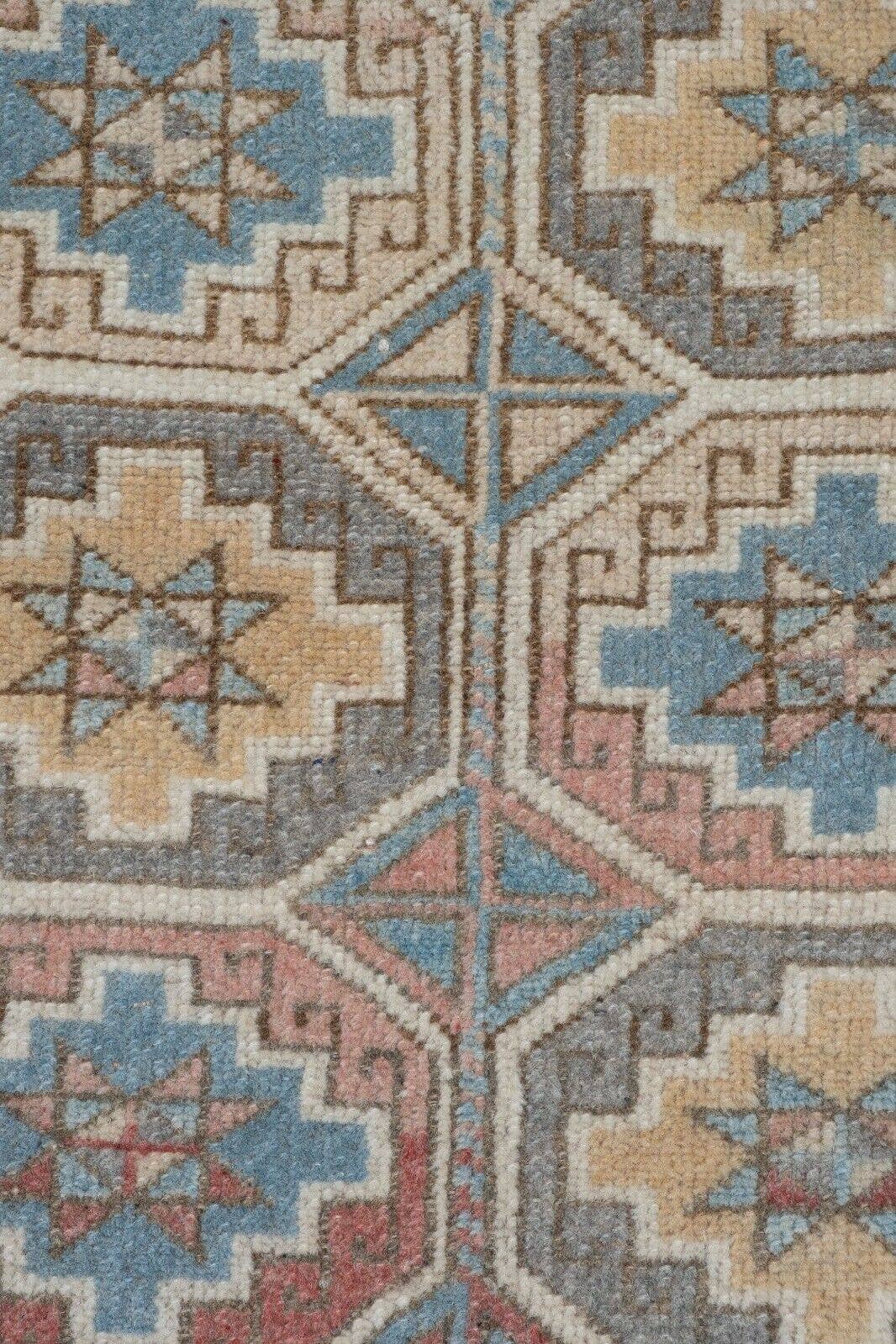 Vintage Turkish Anatolian Runner Rug 1'7'' x 8'4''