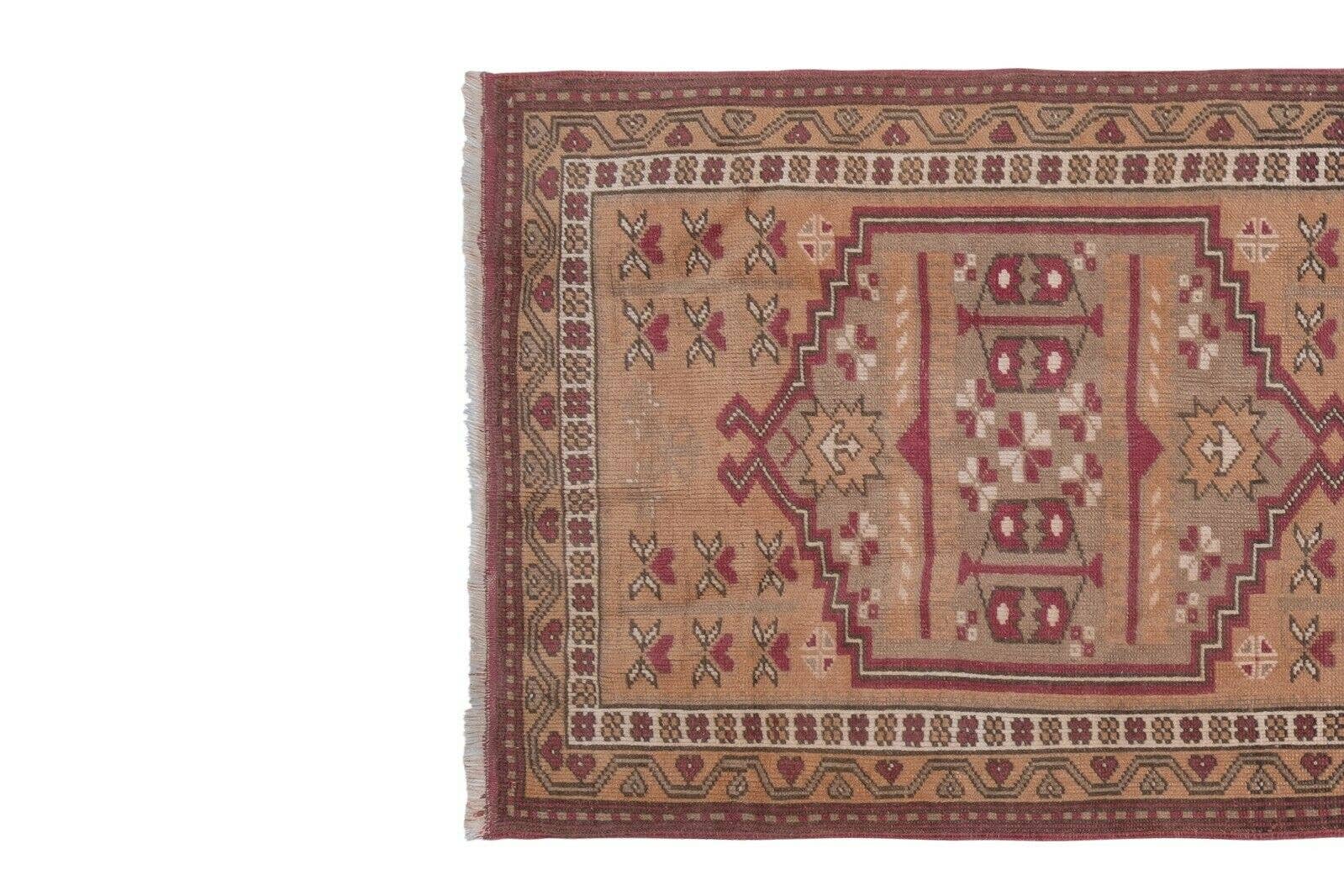Vintage Turkish Runner Rug 2'4'' x 7'1''