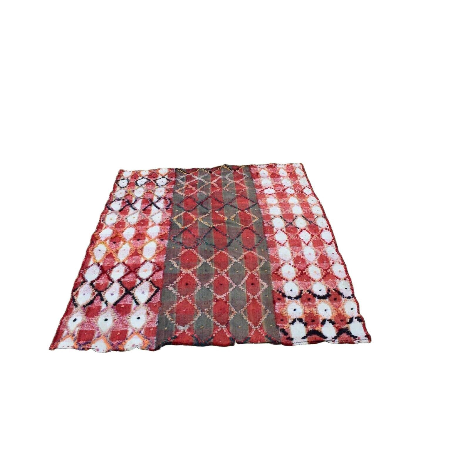 Vintage Turkish Tulu Rug 4'8'' x 5'5''