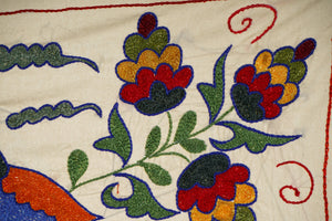 Bird Suzani Table Runner | 17'' x 33''