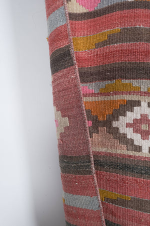 Vintage Turkish Kilim Runner 2'4'' x 23'