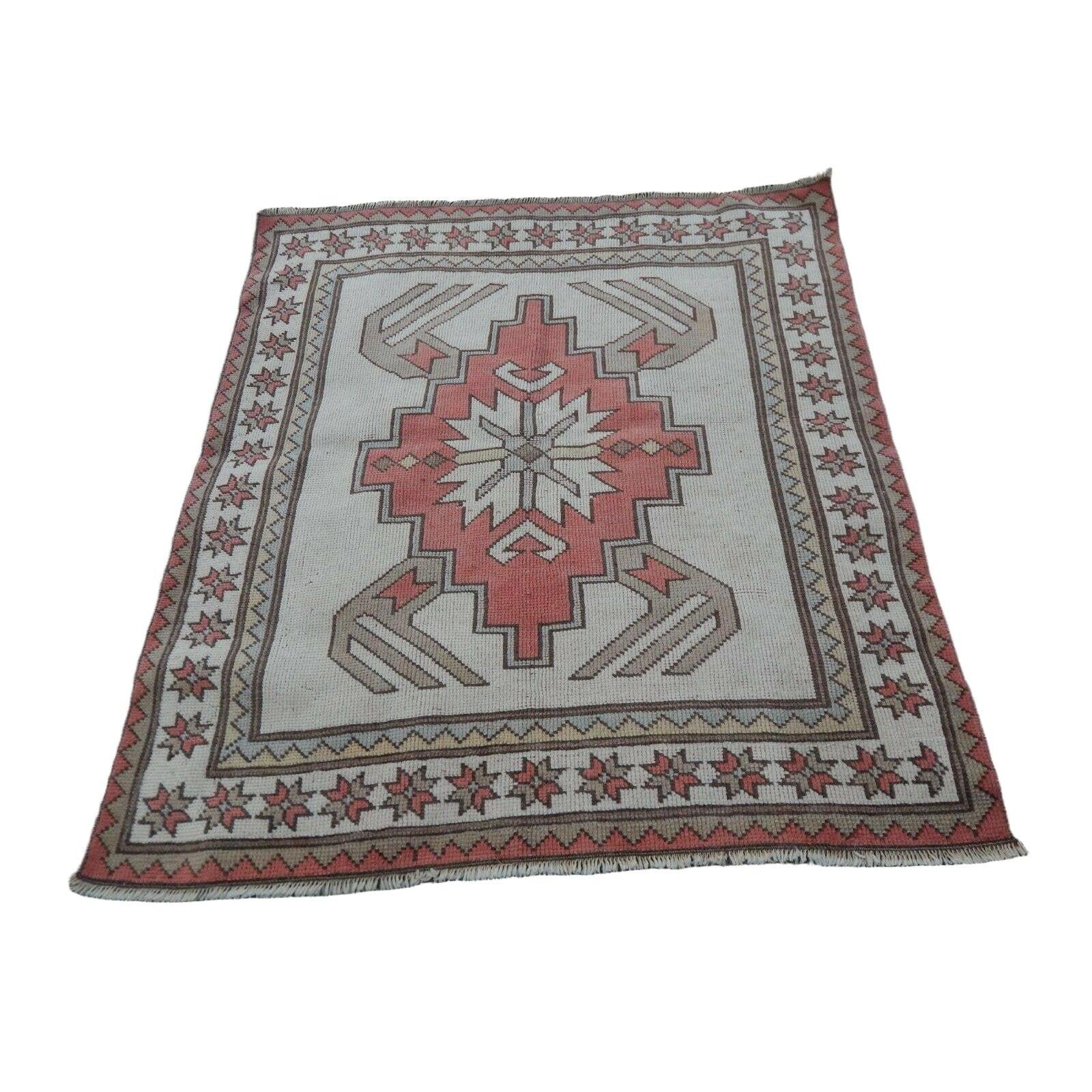 Vintage Kilim Rug 3'10'' x 4'
