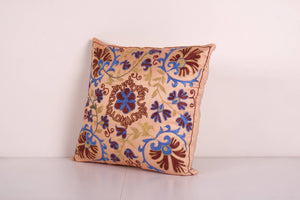 Silk Suzani Pillow Cover | 18'' x 19''