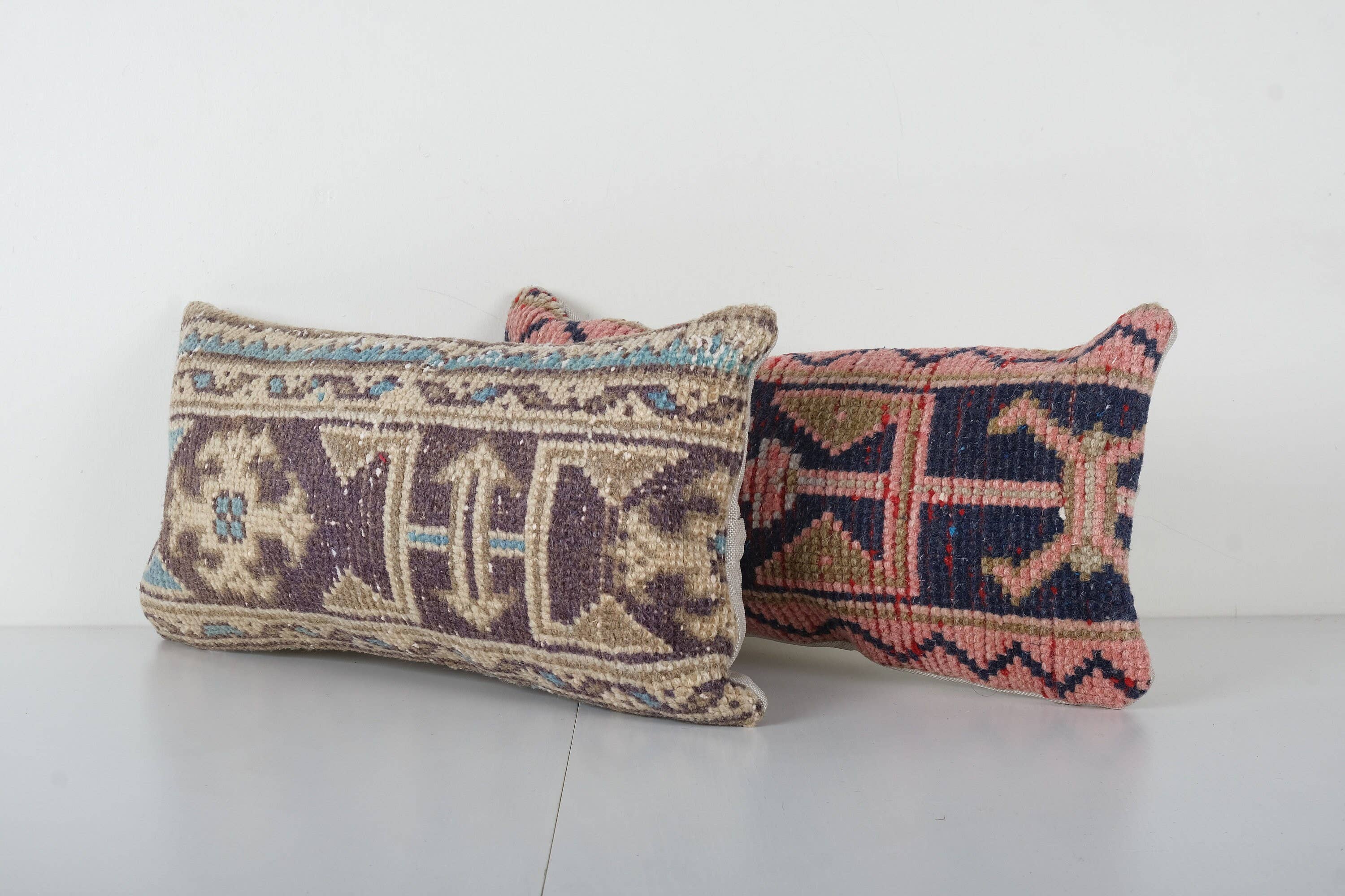 Rug Pillow Cover Set of 2 | 9'' x 19''