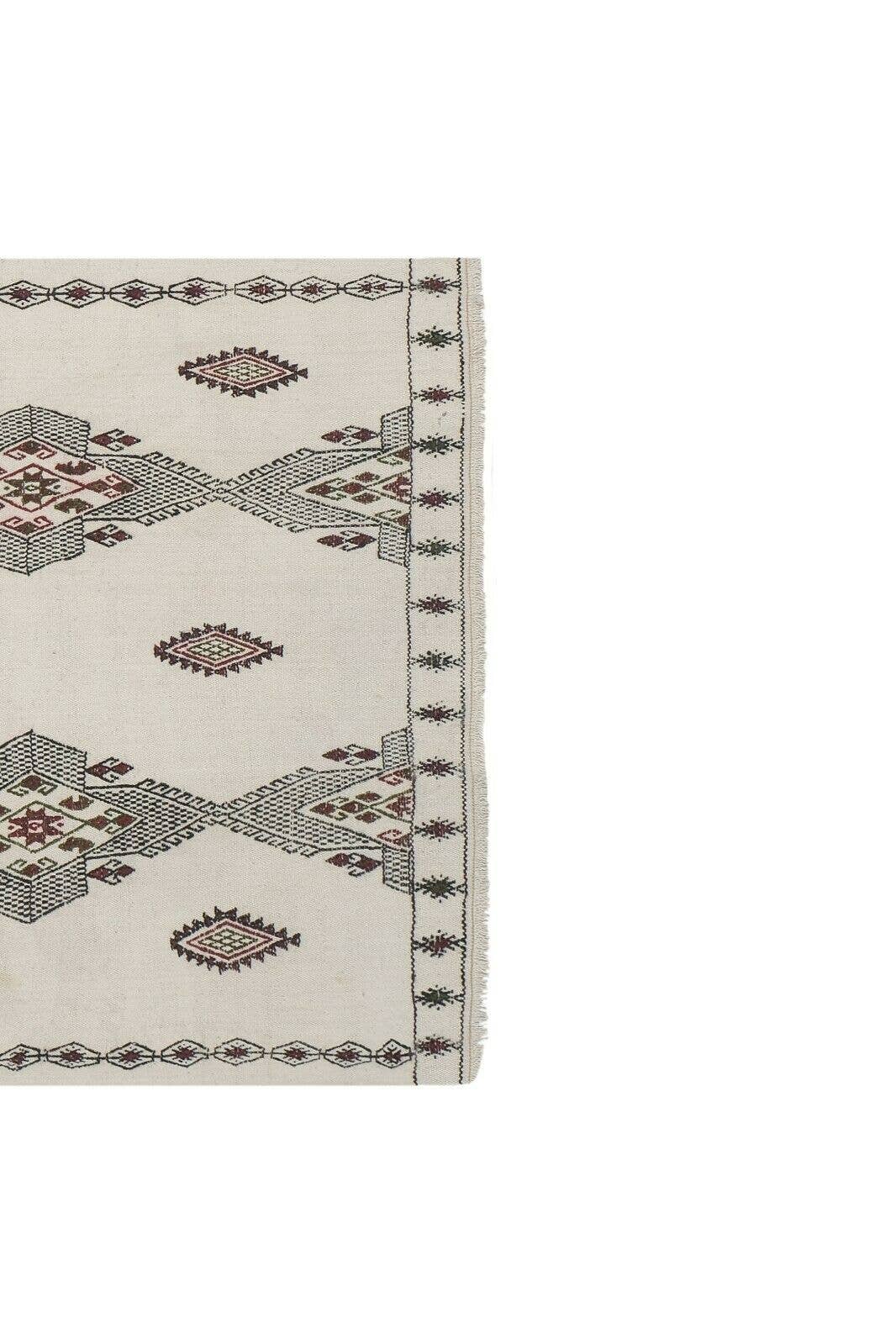Vintage Turkish Kilim Rug 3'1'' x 7'1''