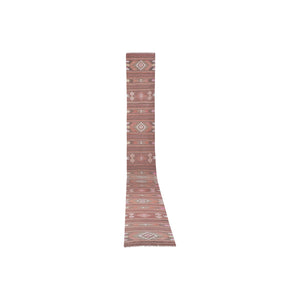Vintage Turkish Kilim Runner 2'7'' x 24'8''