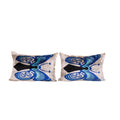 Butterfly Silk Ikat Velvet Pillow Cover | 16'' x 24''