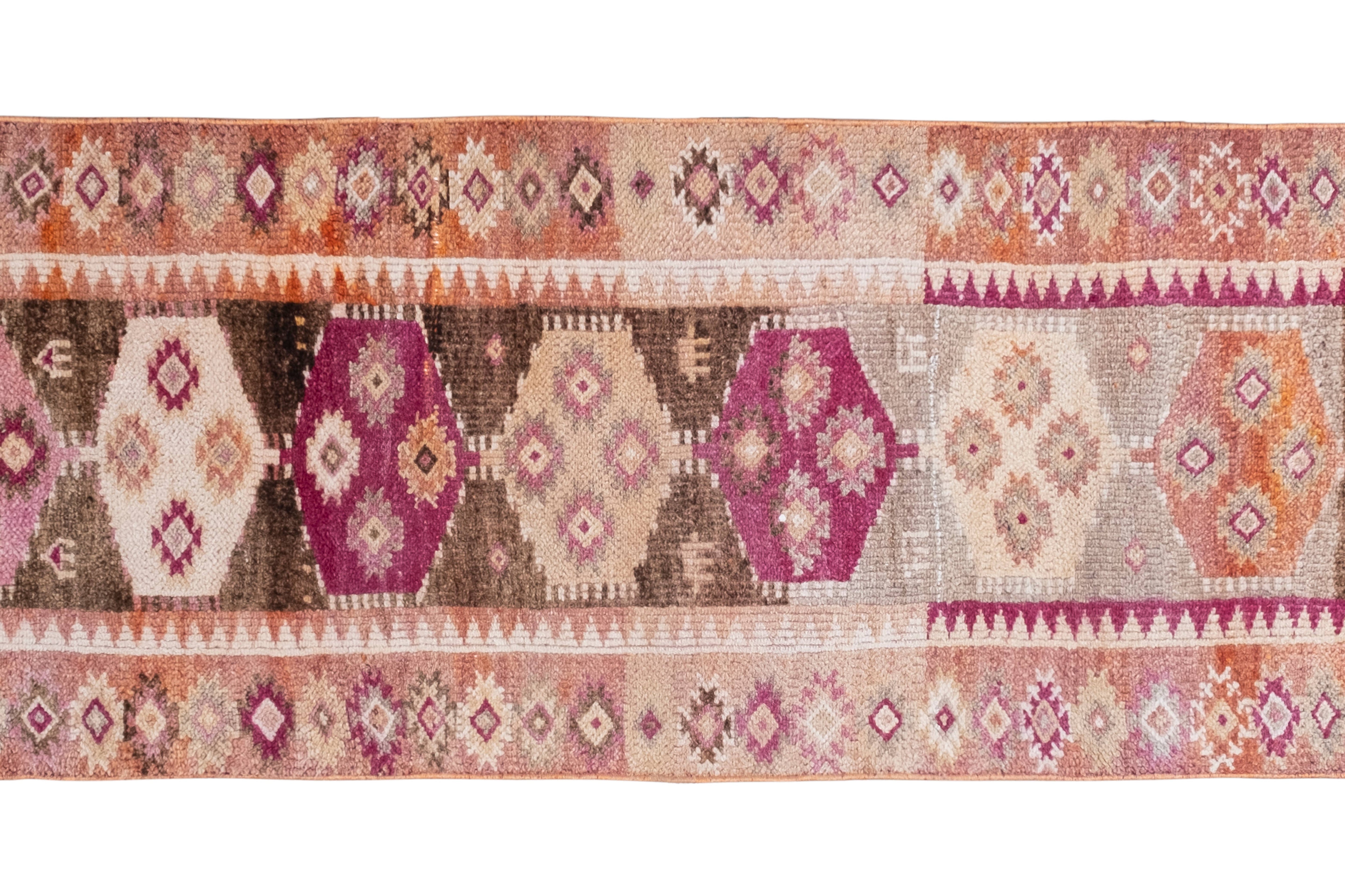 Vintage Kurdish Runner Rug 2'8'' x 10'4''