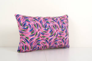 Uzbek Roller Printed Pillow Cover | 12'' x 20''