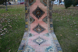 Vintage Caucasian Runner Rug 4'5'' x 10'10''
