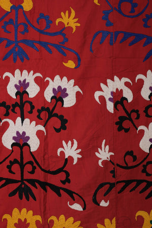 Suzani Wall Hanging & Bedspread | 7'3'' x 7'6''