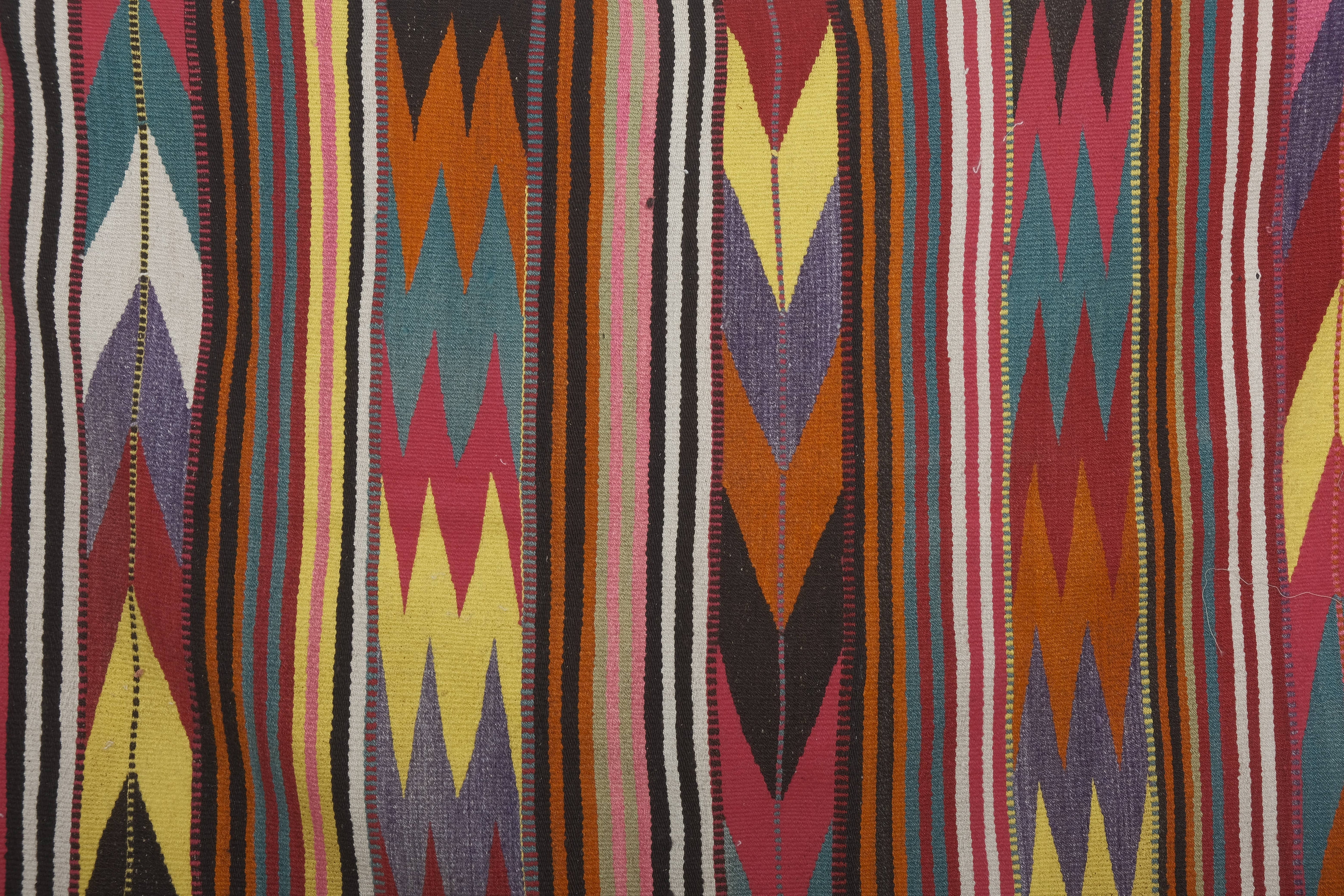 Vintage Turkish Kilim Rug 36'' x 59''