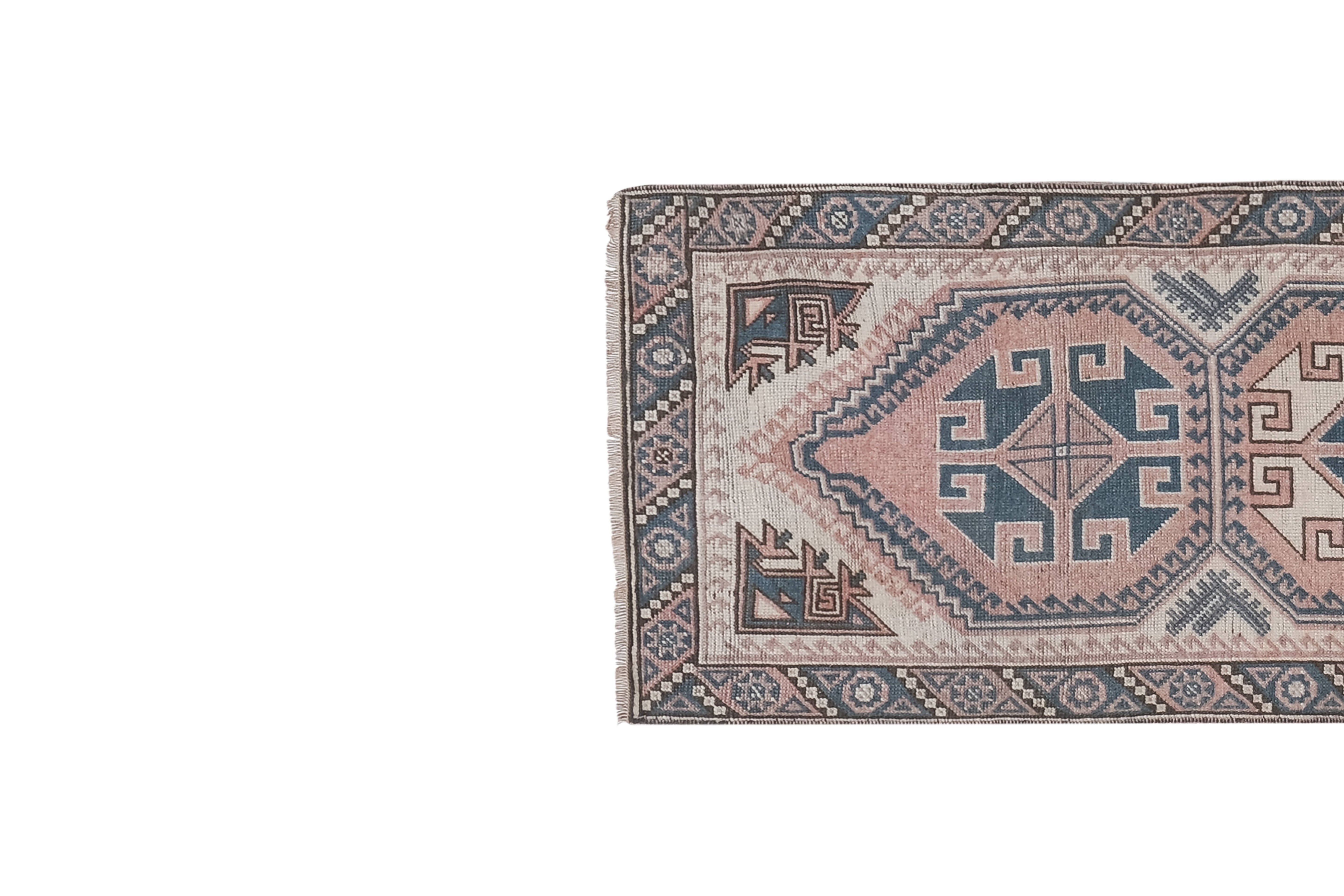 Vintage Oushak Runner 2'2'' x 10'5''