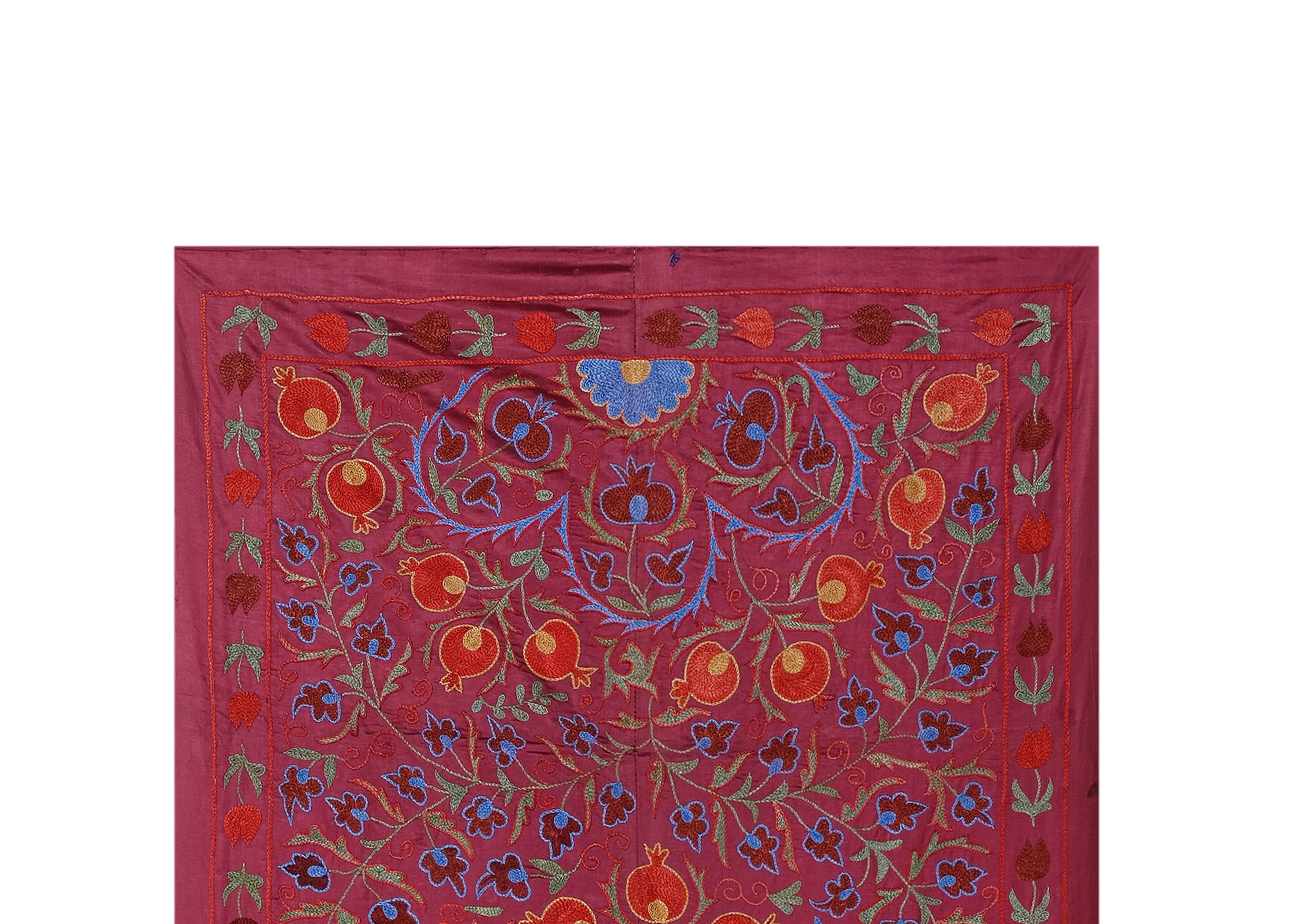 Silk Suzani Runner 3'1'' x 6'3''