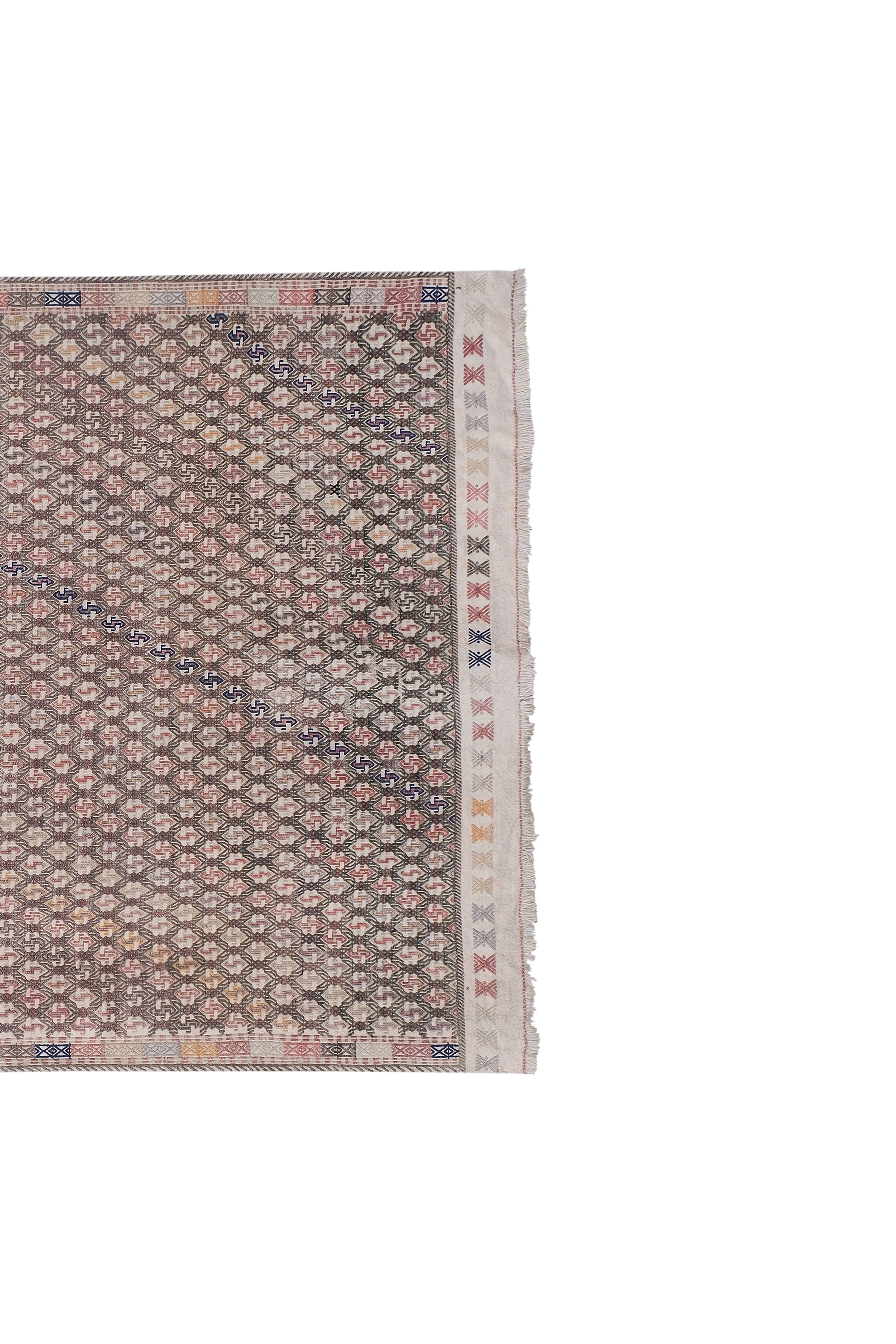 Vintage Turkish Kilim Rug 5'9'' x 8'4''