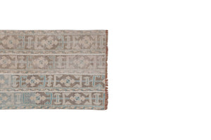 Vintage Turkish Anatolian Oushak Runner 2'6'' x 9'9''