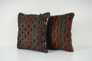 Kilim Pillow Cover Set of 2 | 16'' x 16''