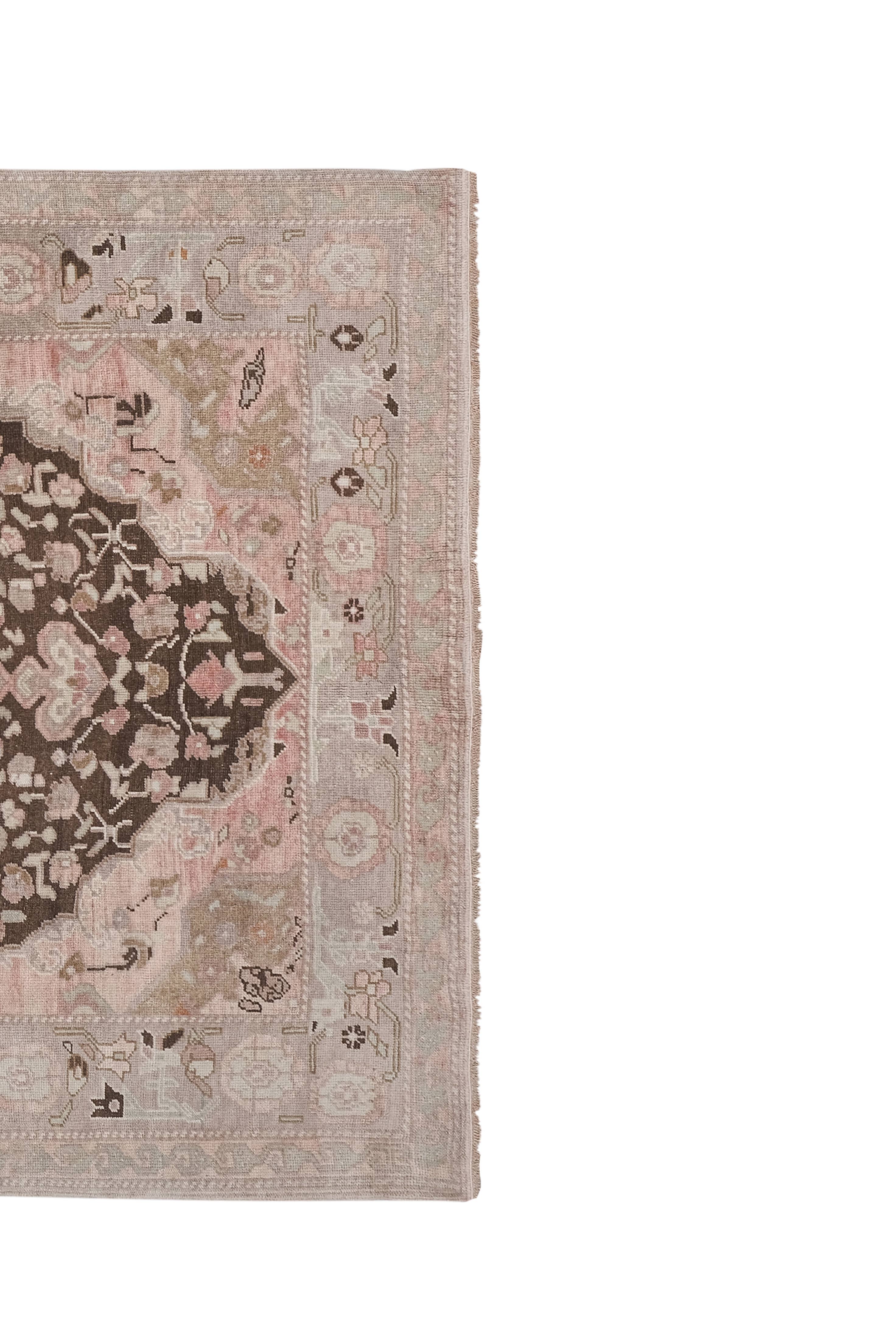 Vintage Turkish Rug 5'7'' x 8'