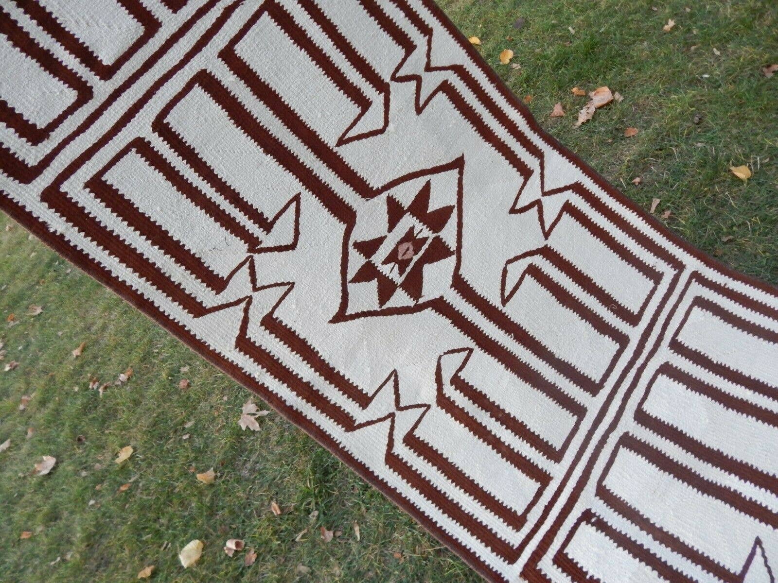 Vintage Herki Kilim Runner 2'7'' x 10'4''