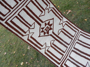 Vintage Herki Kilim Runner 2'7'' x 10'4''