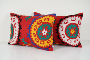 Suzani Pillow Cover Set of 2 | 16'' x 24''