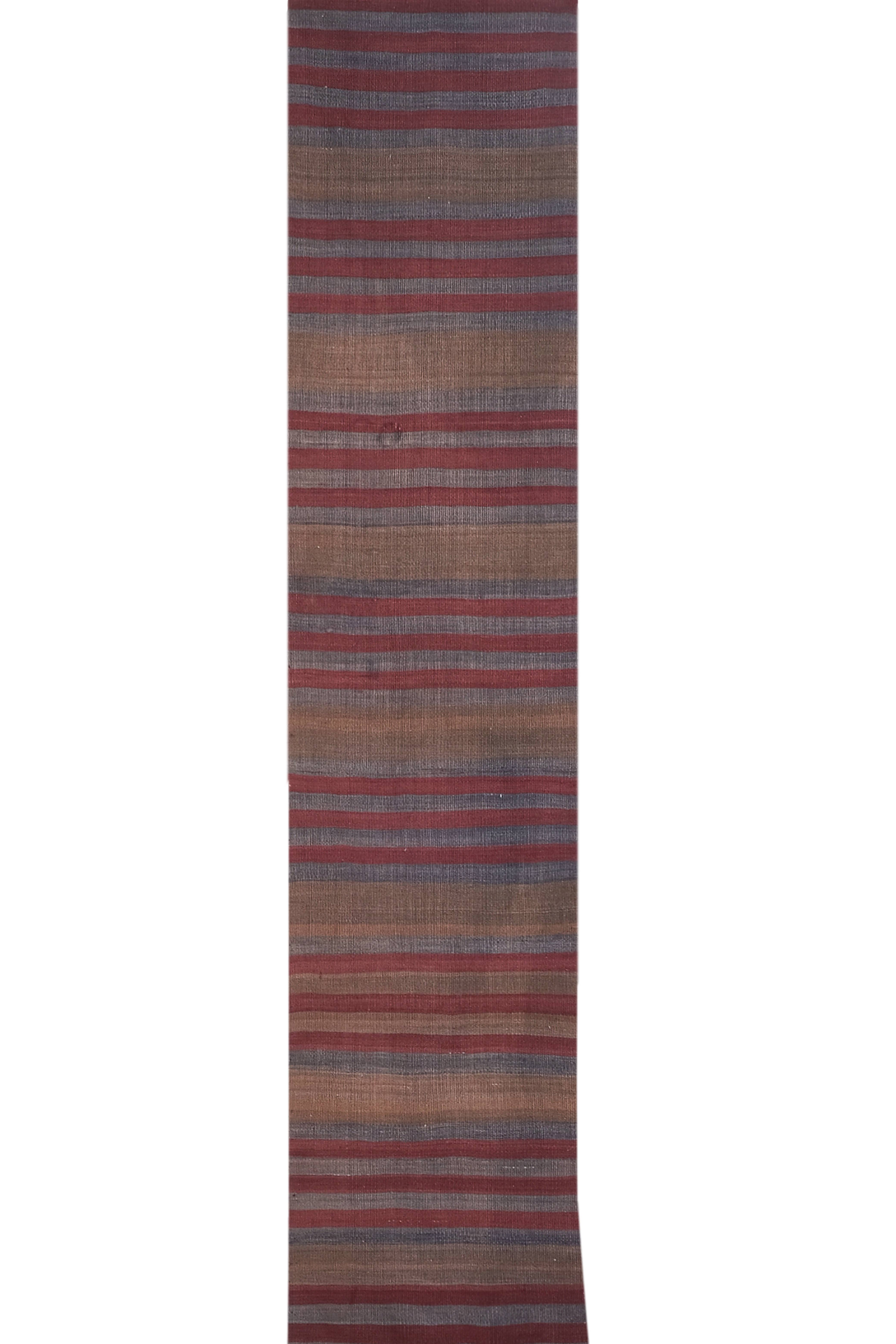 Vintage Turkish Kilim Runner 2'1'' x 18'4''