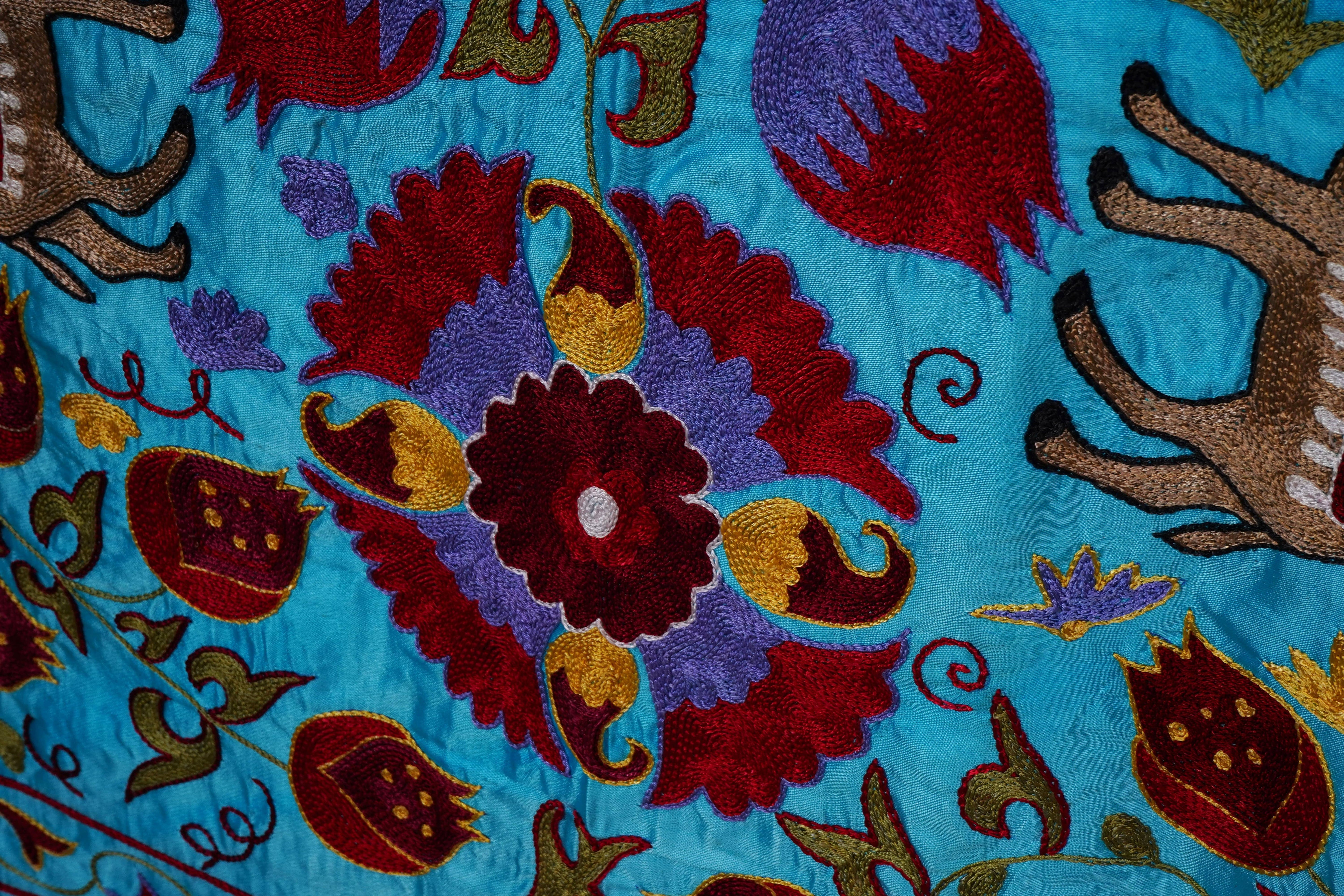 Camel Suzani Wall Hanging & Bedspread | 3'4'' x 6'2''