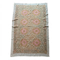 Hand-Embroidered Suzani Wall Hanging & Tablecloth 8' x 11'