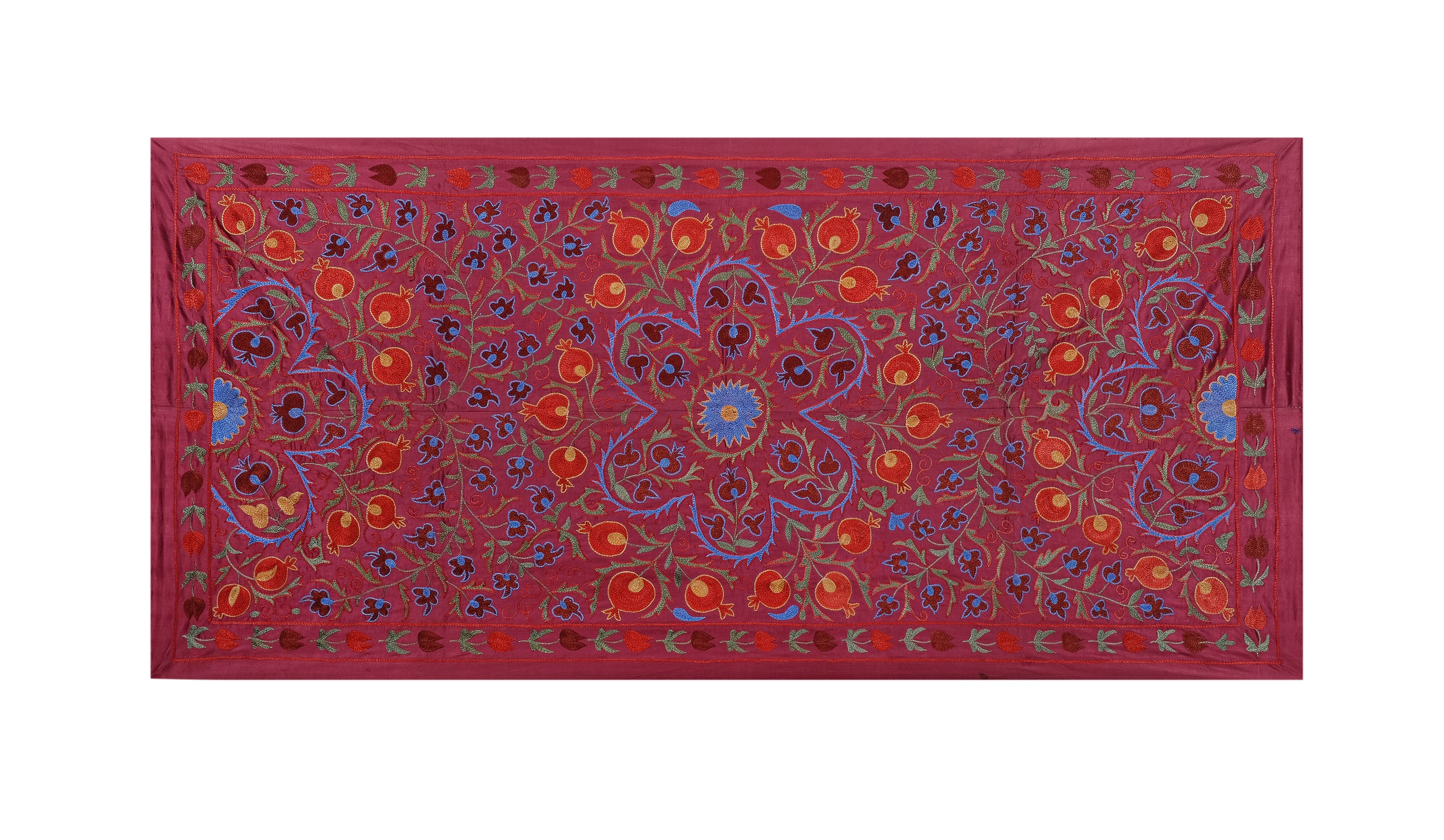 Silk Suzani Runner 3'1'' x 6'3''