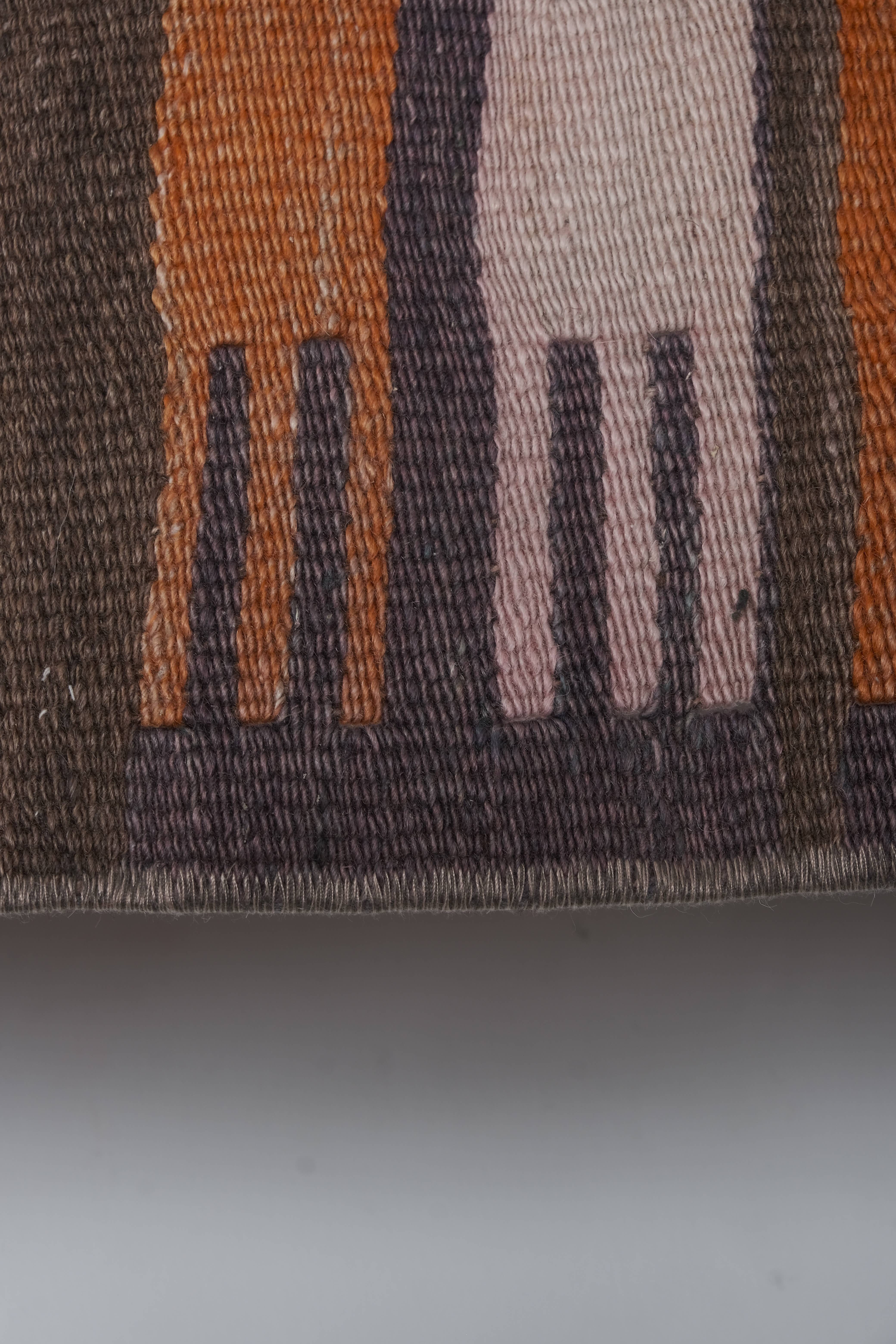 Vintage Turkish Kilim Runner 2'7'' x 10'6''