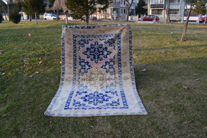 Vintage Caucasian Rug 4'8'' x 6'11''