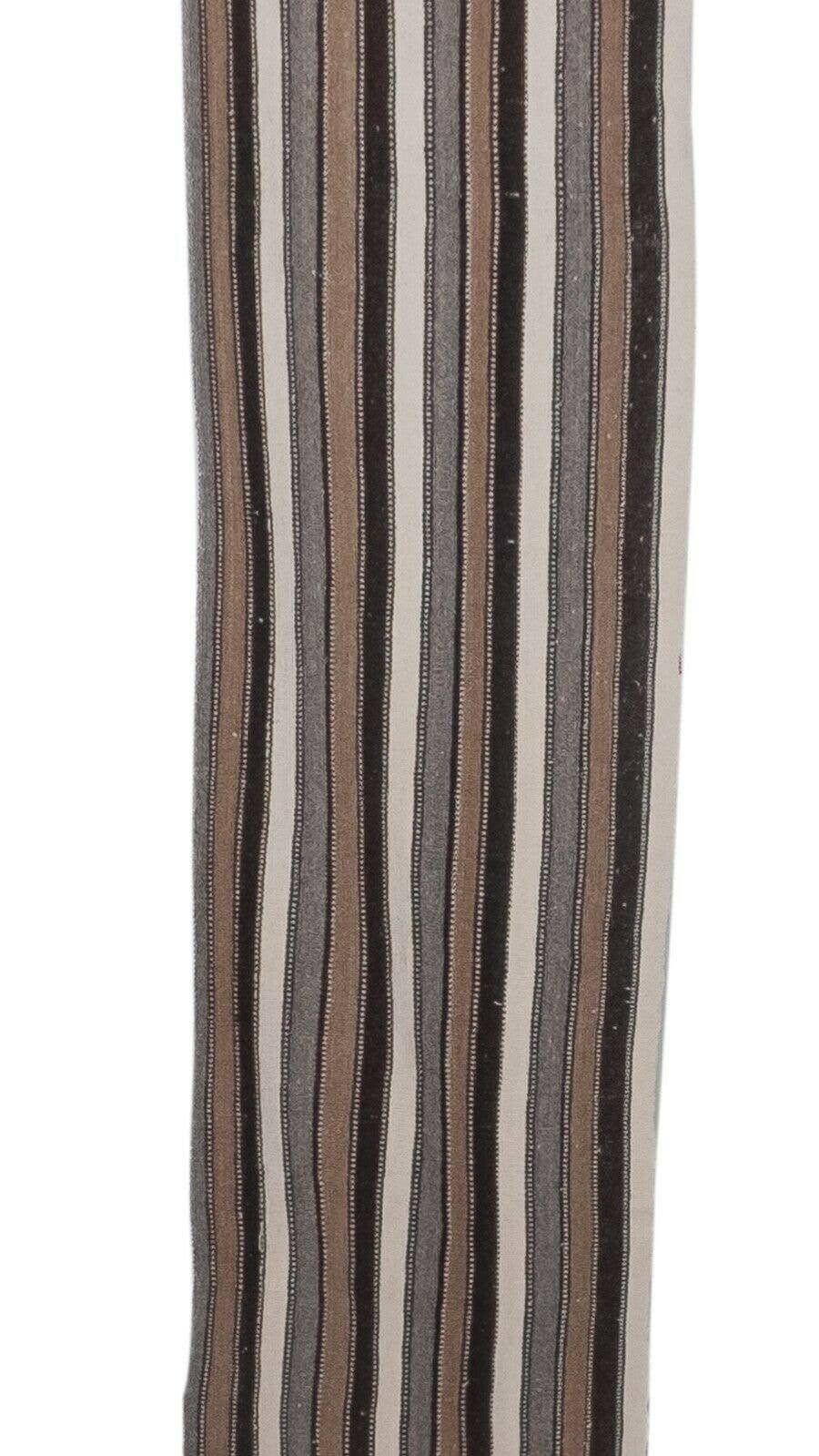 Vintage Turkish Kilim Runner 1'10'' x 23'10''