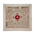 Hand-Embroidered Suzani Wall Hanging & Tablecloth 5'6'' x 4'6''